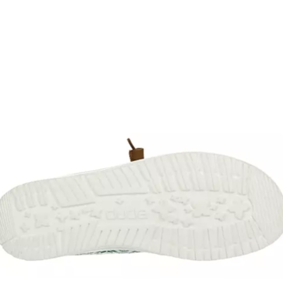 HEY DUDE WENDY SLIP ON SNEAKER GREEN - Picture 4 of 6